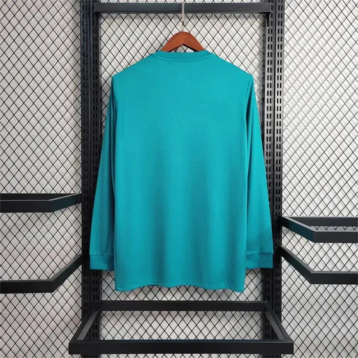 Real Madrid 2017-2018 Retro Third Kit Long Sleeve