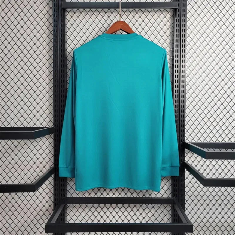 Real Madrid 2017-2018 Retro Third Kit Long Sleeve