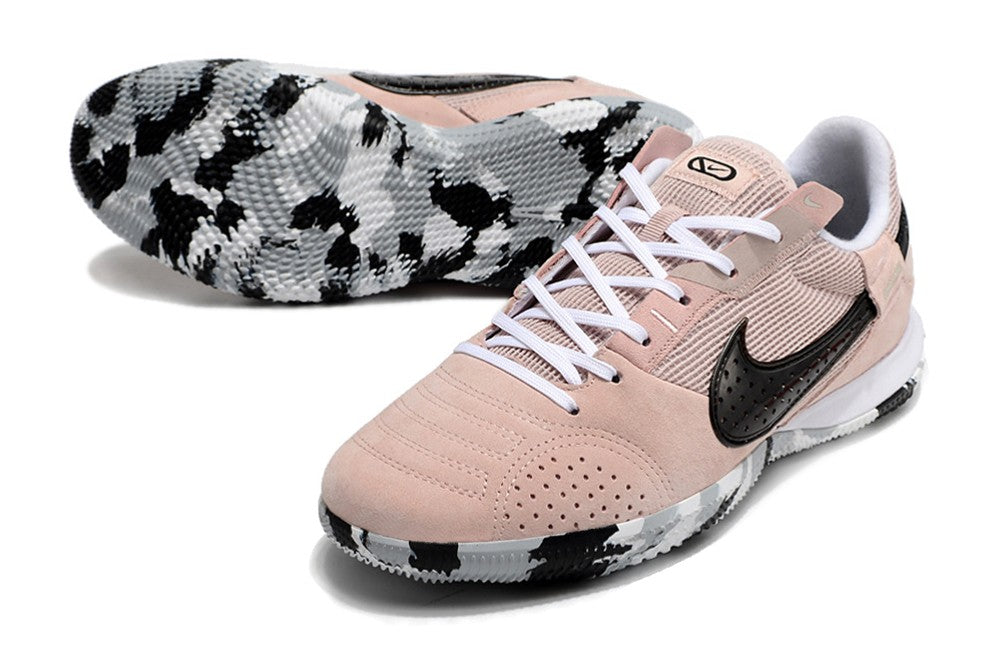 Nike Indoor Soccer Shoes | Streetgato | Pink | Iron Gray