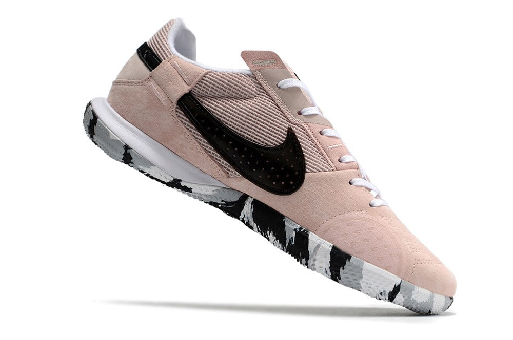 Nike Indoor Soccer Shoes | Streetgato | Pink | Iron Gray