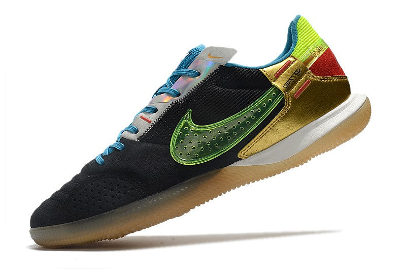Nike Indoor Soccer Shoes | Streetgato | Black | Volt