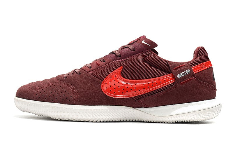 Nike Indoor Soccer Shoes | Streetgato | Dark Bronze | Royal Red