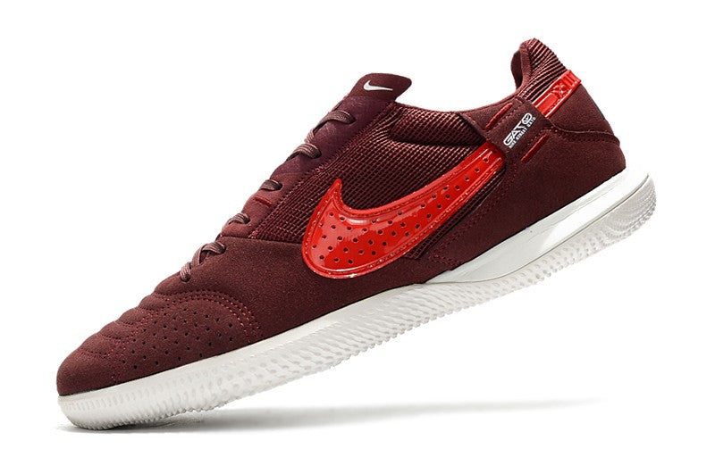 Nike Indoor Soccer Shoes | Streetgato | Dark Bronze | Royal Red