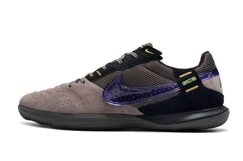 Nike Indoor Soccer Shoes | Streetgato | Ash Brown | Purple