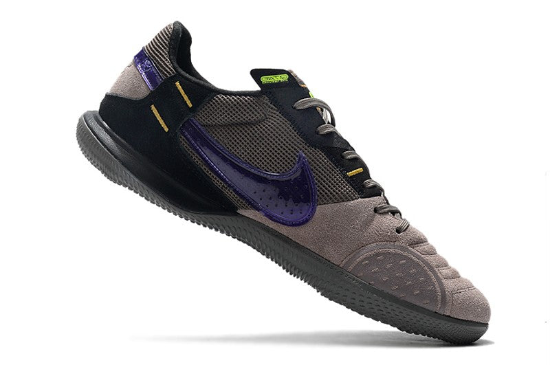 Nike Indoor Soccer Shoes | Streetgato | Ash Brown | Purple