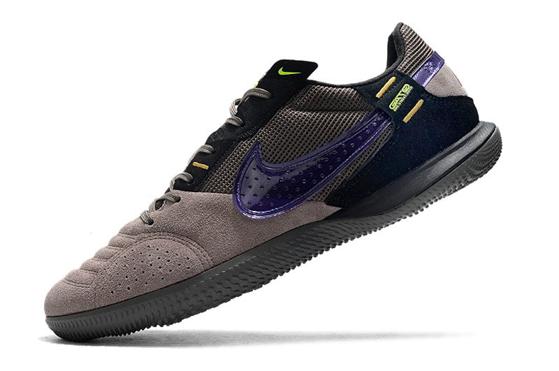 Nike Indoor Soccer Shoes | Streetgato | Ash Brown | Purple