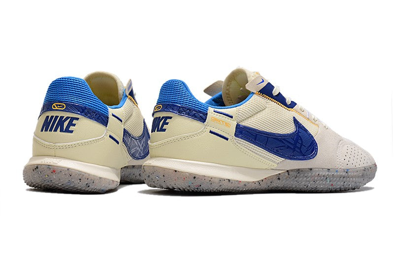 Nike Indoor Soccer Shoes | Streetgato | Light Beige | University Gold
