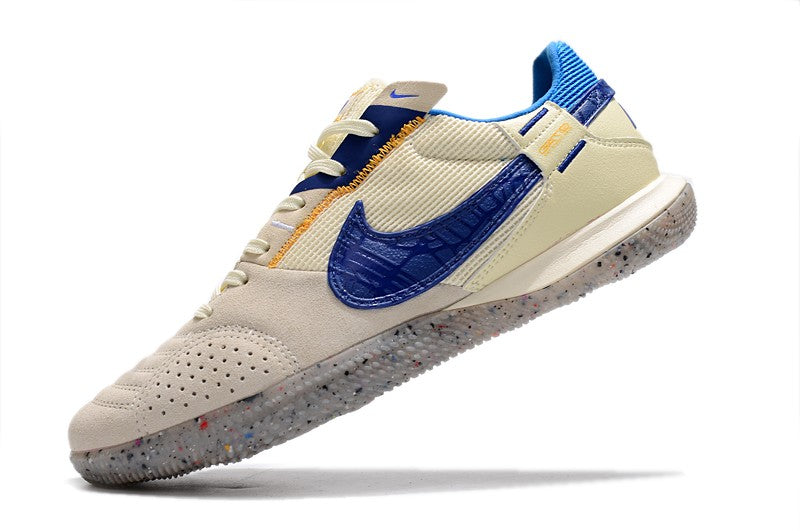 Nike Indoor Soccer Shoes | Streetgato | Light Beige | University Gold