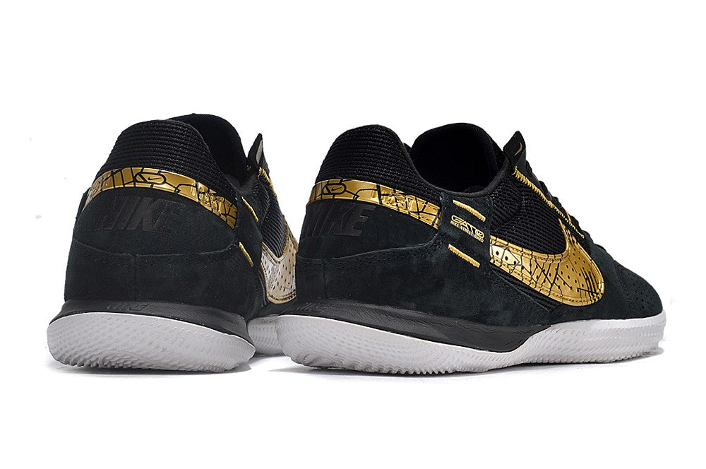 Nike Indoor Soccer Shoes | Streetgato | Black | Gold