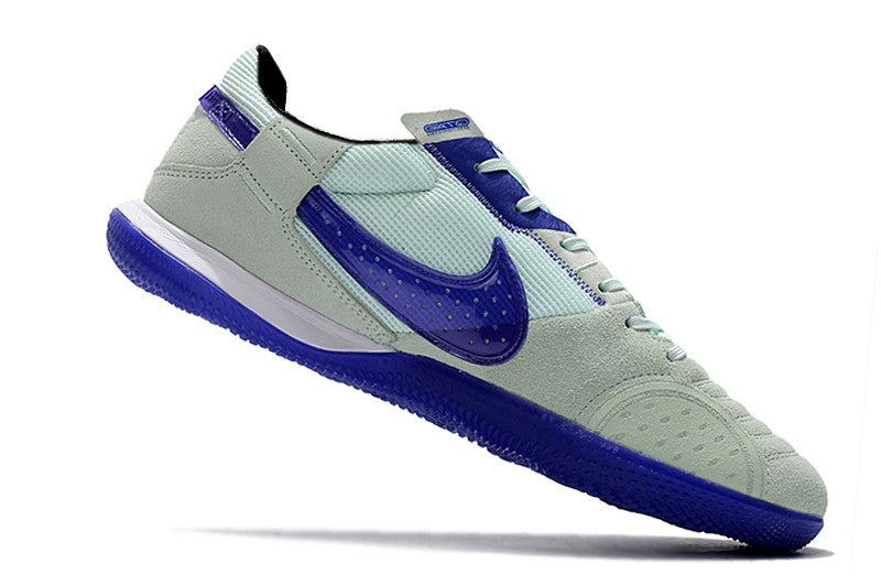 Nike Indoor Soccer Shoes | Streetgato | Gray | Royal Blue