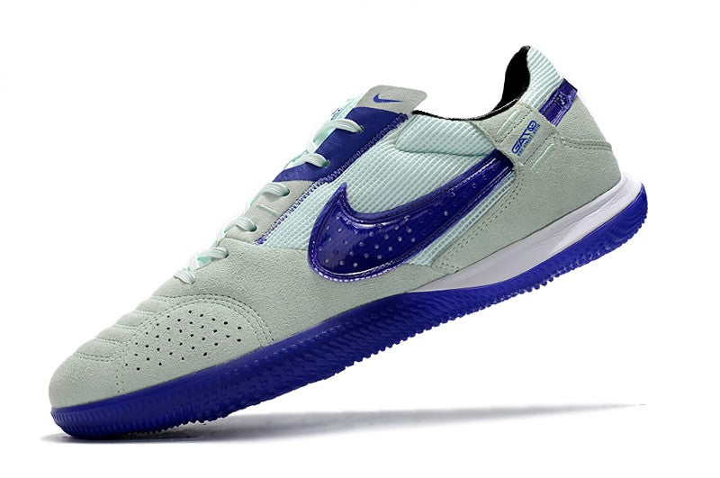 Nike Indoor Soccer Shoes | Streetgato | Gray | Royal Blue