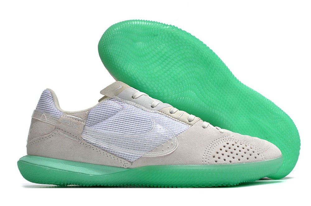 Nike Indoor Soccer Shoes | Streetgato | Gray | Green