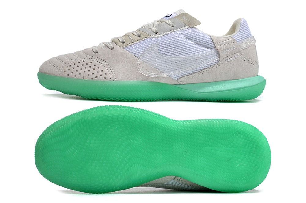 Nike Indoor Soccer Shoes | Streetgato | Gray | Green