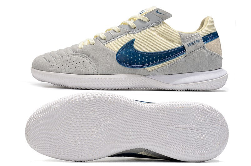 Nike Indoor Soccer Shoes | Streetgato | Smoke Gray | Midnight Navy