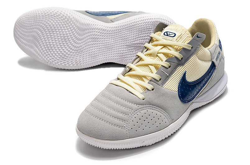 Nike Indoor Soccer Shoes | Streetgato | Smoke Gray | Midnight Navy