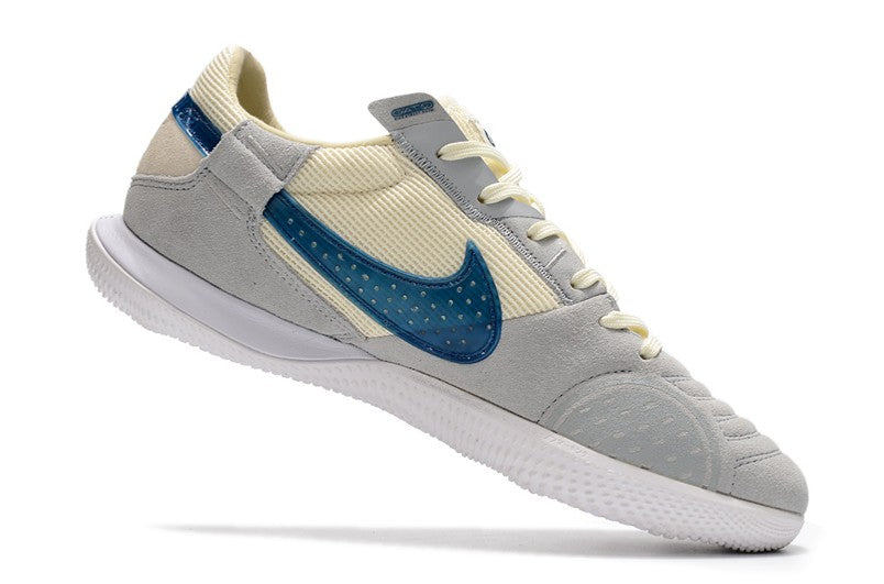 Nike Indoor Soccer Shoes | Streetgato | Smoke Gray | Midnight Navy