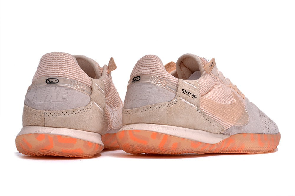 Nike Indoor Soccer Shoes | Streetgato | Light Orange | Gray