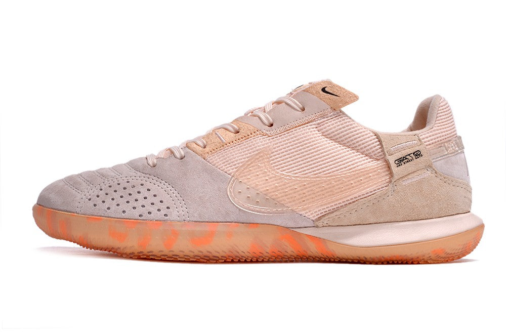 Nike Indoor Soccer Shoes | Streetgato | Light Orange | Gray