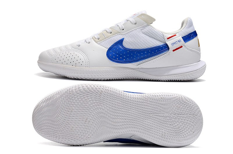 Nike Indoor Soccer Shoes | Streetgato | White | Game Royal Blue