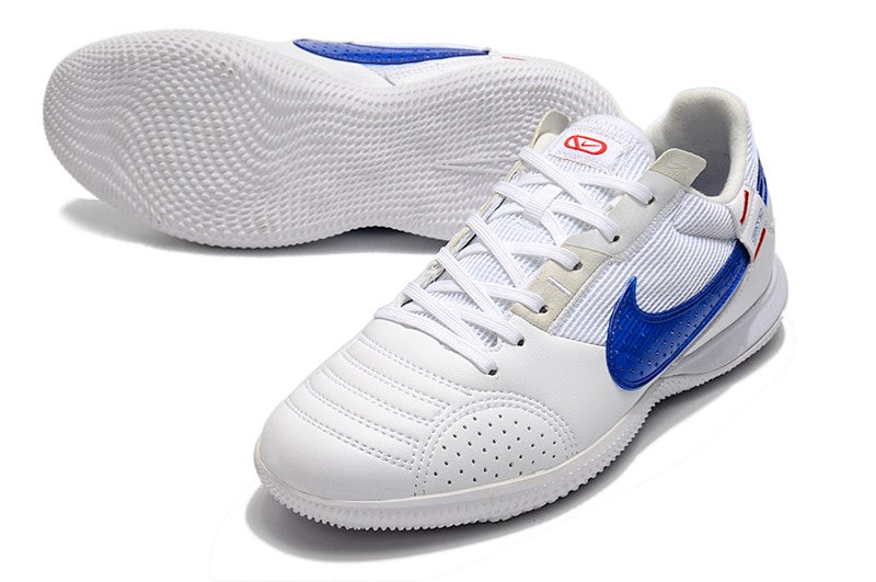 Nike Indoor Soccer Shoes | Streetgato | White | Game Royal Blue