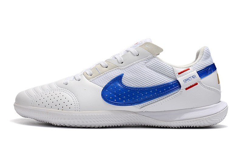 Nike Indoor Soccer Shoes | Streetgato | White | Game Royal Blue