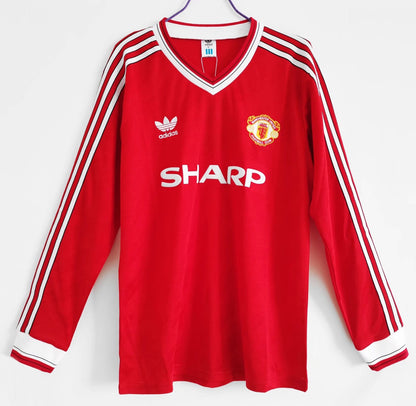 Manchester United 1986-1987 Retro Long Sleeve Home Kit