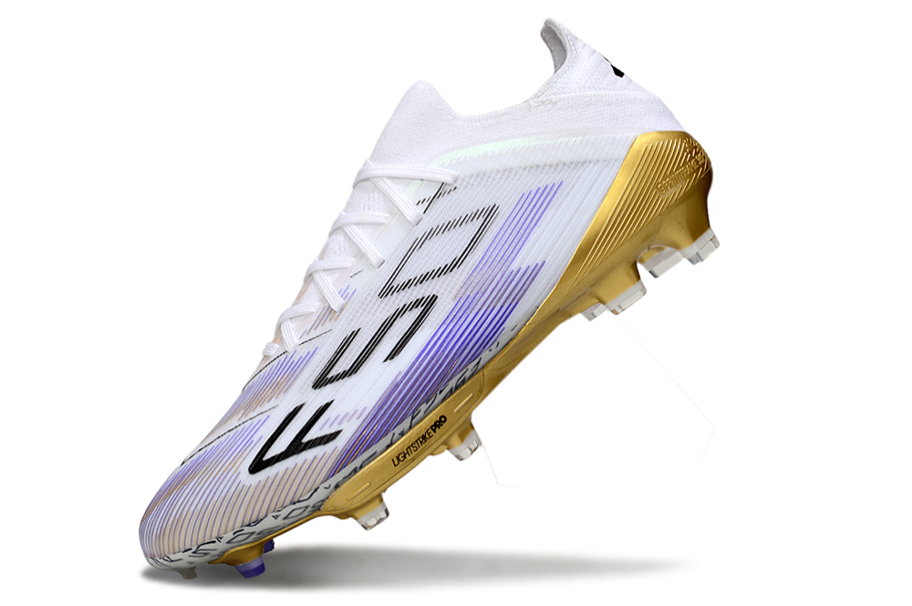 Adidas F50 | White | Purple | Gold