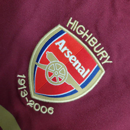 Arsenal 2005-2006 Retro Home Long Sleeve