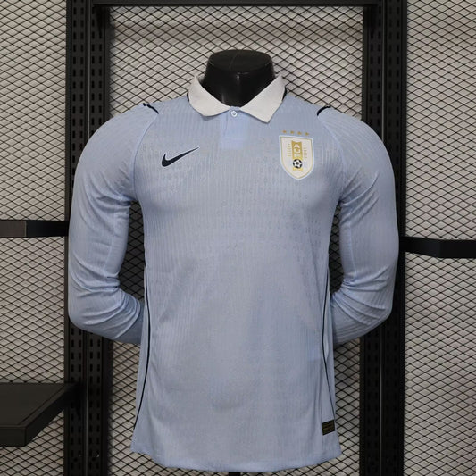 2026 Uruguay Home World Cup Kit Long Sleeve Player Version