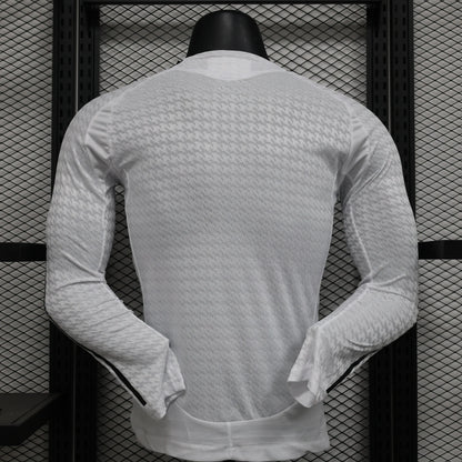 Real Madrid 2024-2025 Retro Home Kit Long Sleeve