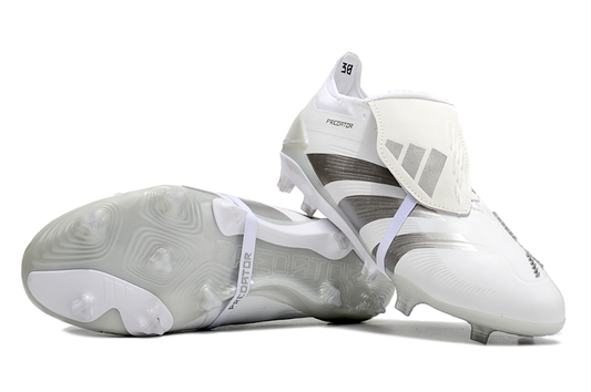 Adidas Predator Accuracy+ Shoes - White | Cloud Gray