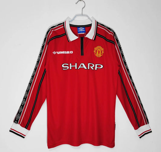 Manchester United 1997–1998 Retro Long Sleeve Home Kit