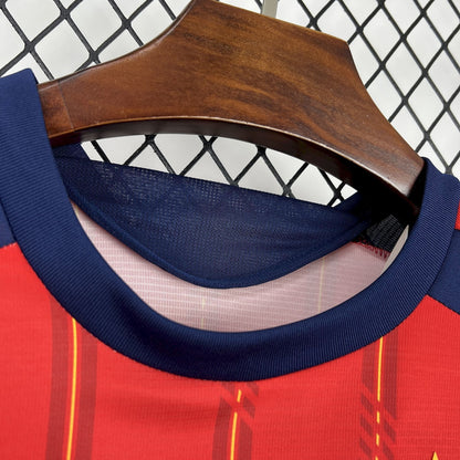 2026 Spain Home World Cup Kit Long Sleeve Fan Version