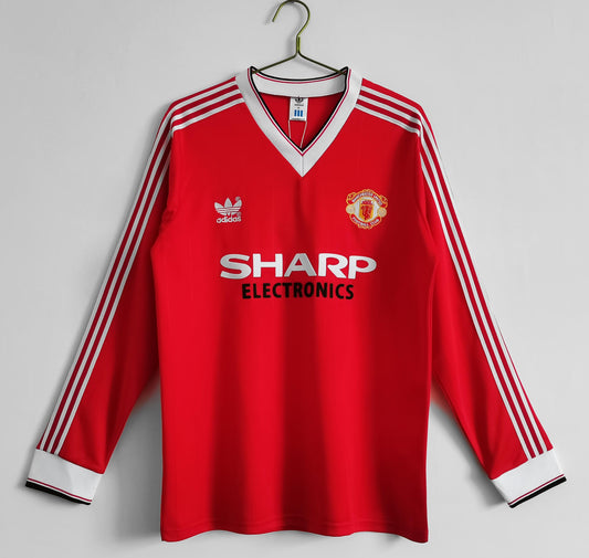 Manchester United 1986-1987 Retro Long Sleeve Home Kit
