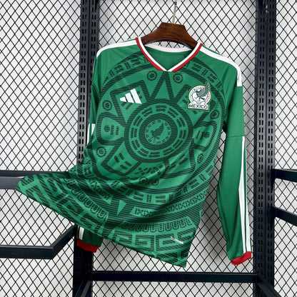 2026 Mexico Home World Cup Kit Long Sleeve Fan Version