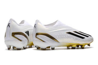 Adidas X Speedportal | White | Gold | Black | Laceless