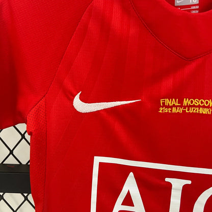 Manchester United Retro 06/07 Home   Kids Size