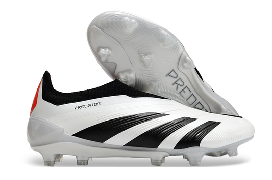 Adidas Predator Accuracy | Pure White | Black | Laceless