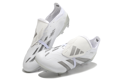 Adidas Predator Accuracy+ Shoes - White | Cloud Gray