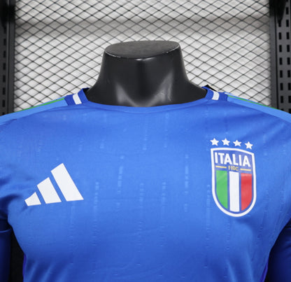 Italy 2024-2025 Long Sleeve Home Jersey
