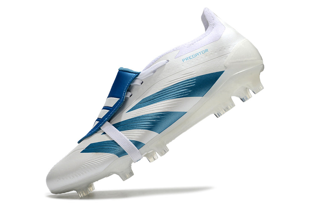Adidas Predator Accuracy+ Shoes - White | Metallic Blue