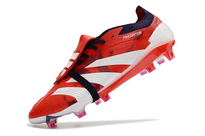 Adidas Predator Accuracy+ Shoes - White | Crimson Red