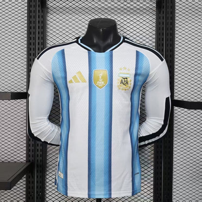 2026 Argentina Home World Cup Kit Long Sleeve Player Version