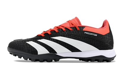 Adidas Predator 24 Elite Indoor Shoes - Jet Black | Currant Red | White
