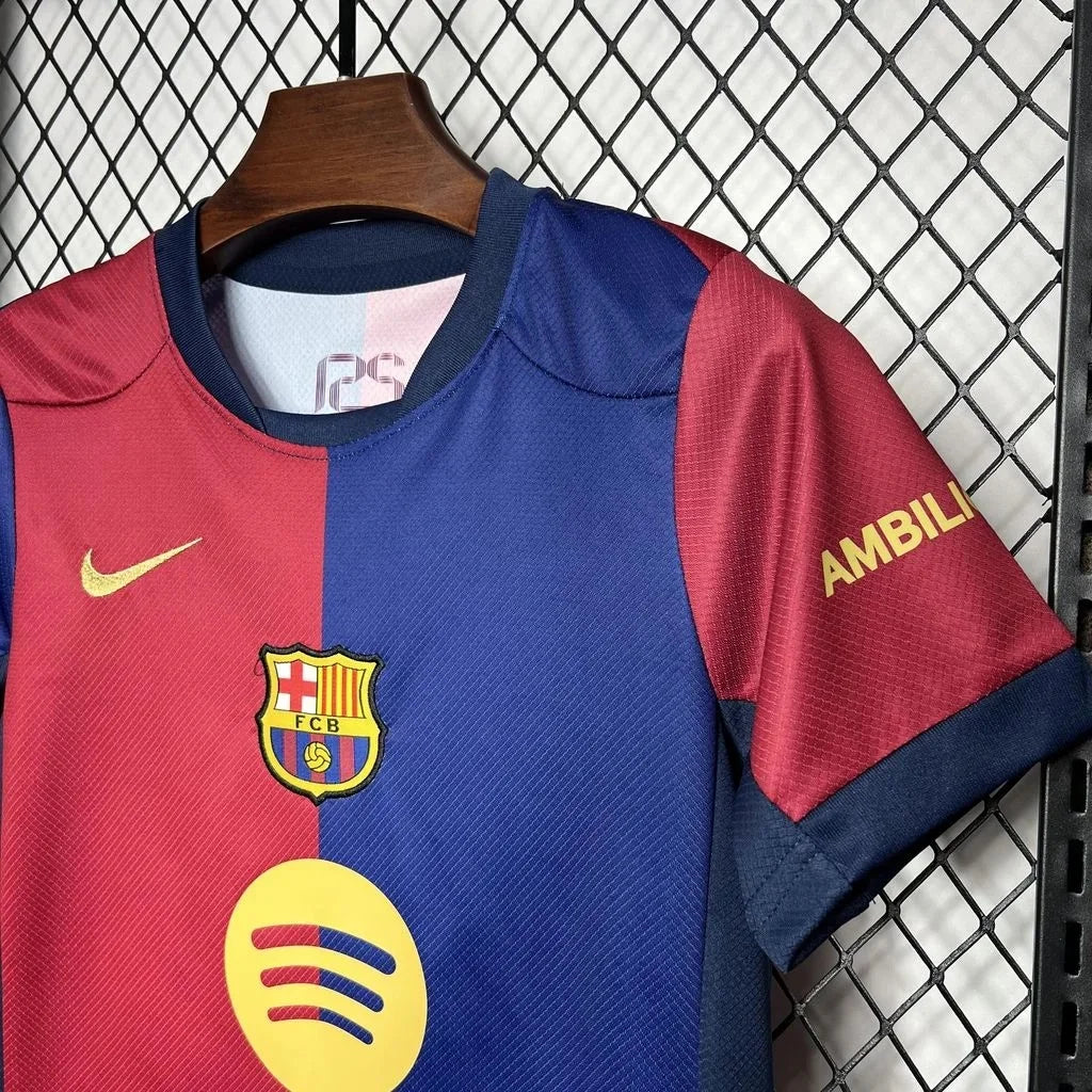 Barcelona 24/25 Home   Kids SIze