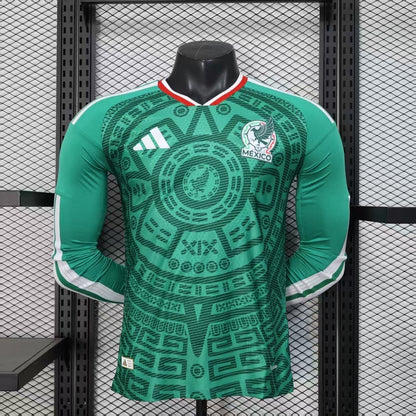 2026 Mexico Home World Cup Kit Long Sleeve Player Version