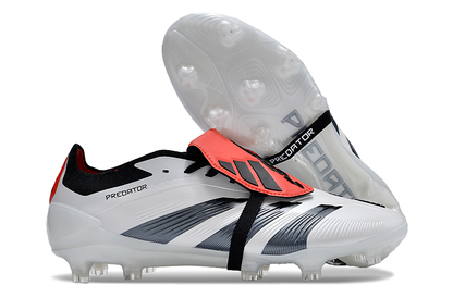 Adidas Predator Accuracy+ Shoes - White | Jet Black | Garnet Red