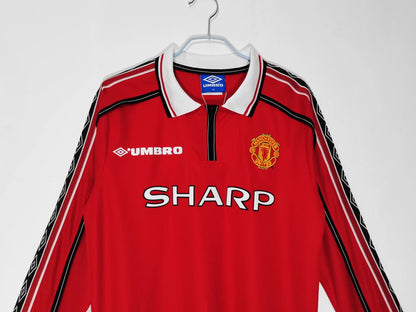 Manchester United 1997–1998 Retro Long Sleeve Home Kit
