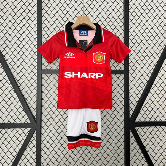 Manchester United Retro 94/96 Home   Kids Size