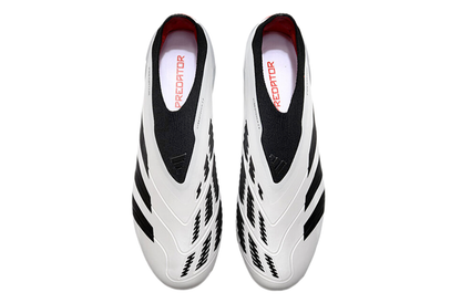 Adidas Predator Accuracy | Pure White | Black | Laceless